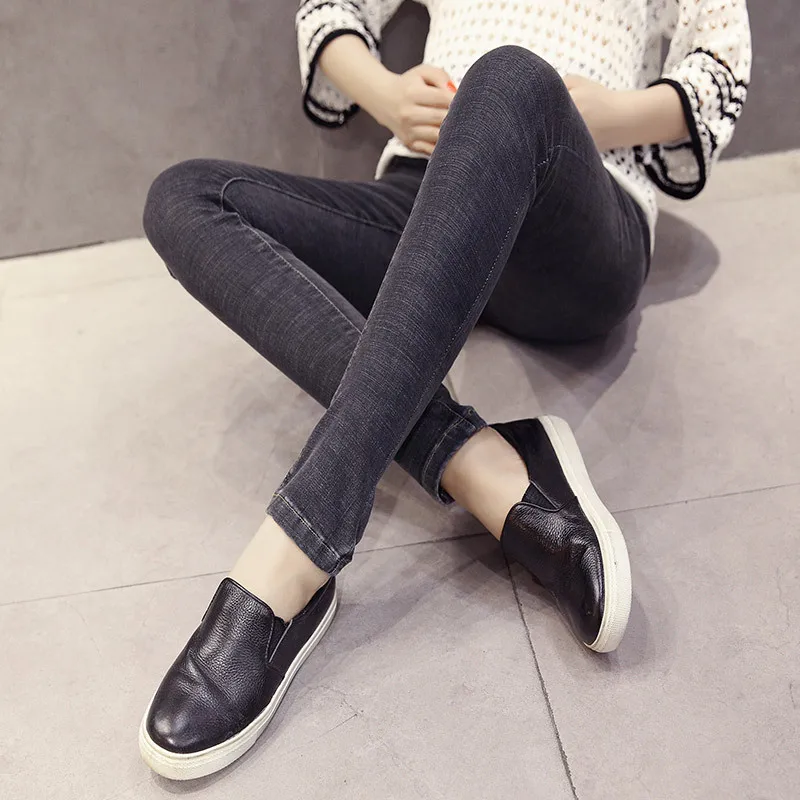 Брюки для беременных женщин Сезон весна-осень Модные хлопковые джинсы