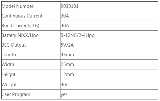 ZTW SHARK серии AL бесщеточный ESC водонепроницаемый SBEC 30A для моделей радиоуправляемых