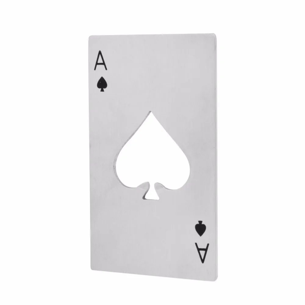 Горячая продажа 1 шт. покерные игровые карты Ace of Spades Бар Инструмент газировка