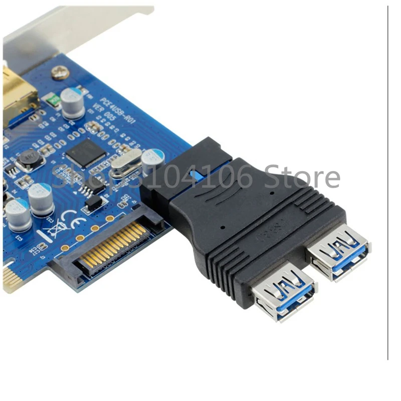 Материнская плата с 2 портами USB 3 0 A разъем на 20 контактов адаптера|female adapter|female