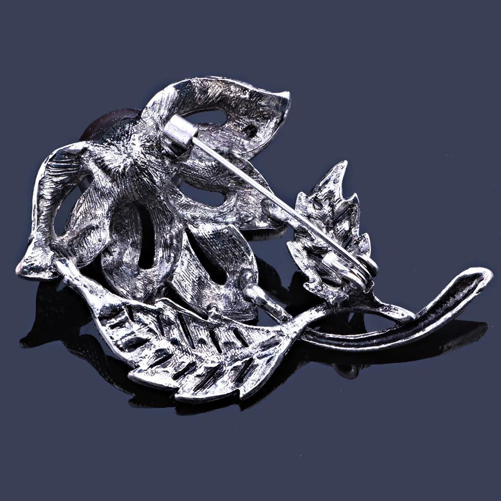 Женская Винтажная Брошь Стразы в виде цветка|brooches for women|pearl broochrhinestone brooch |