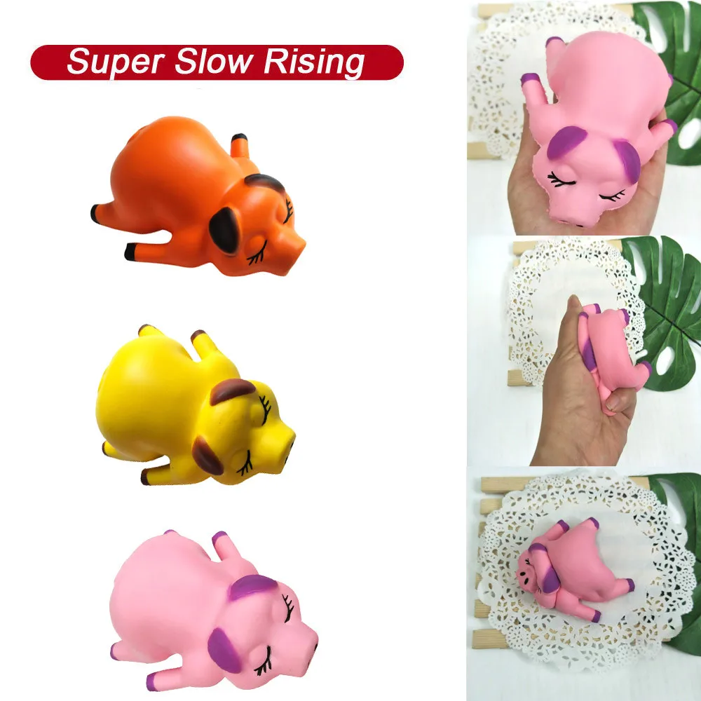 Squishies Adorable Pig Slow Rising Cream Squeeze Scented Stress Relief Toys Antistress Visqueux Squishi For Children A1 | Игрушки и