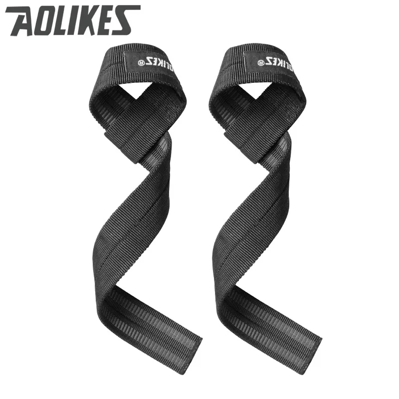 Basic AOLIKES, 1 пара, браслет для занятий тяжелой атлетикой, спортивные, профессиональные, тренировочные, повязки на руку, поддержка запястья, ремни, обертывания, защита для спортзала, фитнеса - Цвет: Basic