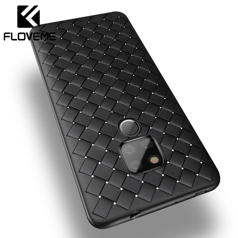 FLOVEME мягкий чехол для huawei P20 Pro Grid силиконовый телефона mate 20 маtе Ультра тонкая