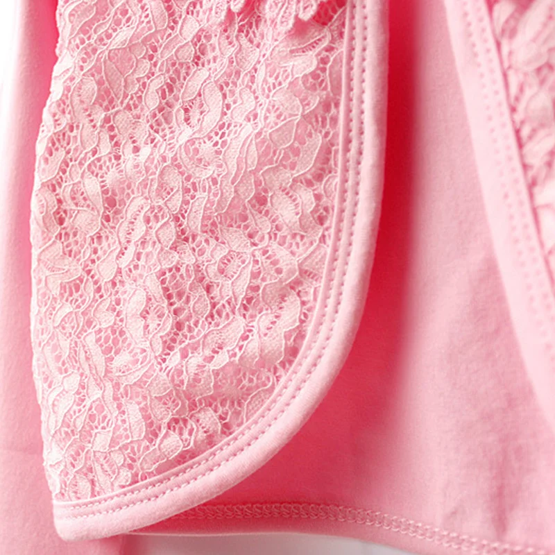 Lace Cute Girls Cardigan Long Sleeve Cotton Coat Spring Summer Kids Children Clothing Fashion 3-9T Clothes | Детская одежда и