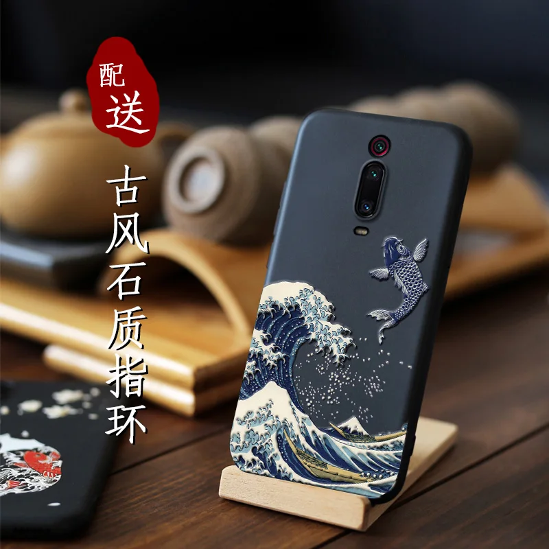 Чехол для телефона с тиснением Xiaomi 9T PRO Redmi K20 K30 чехол объемным гигантским