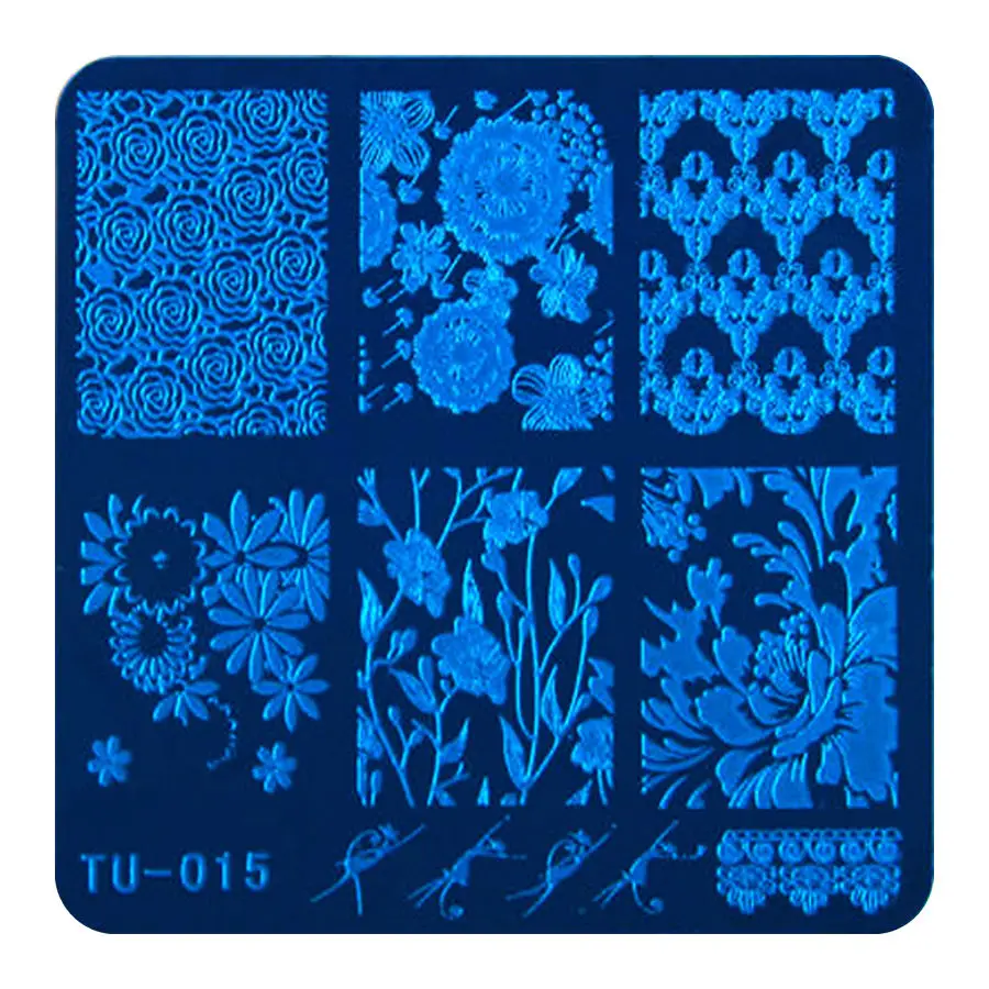 2016 Новая абстрактная штамповочная пластина с изображениями для нейл-арта шаблон