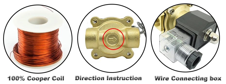 Электрический электромагнитный клапан AC220V DC12V 24 V NC DN08 DN10 DN15 DN20 DN25 1/" 3/8" 3/" 1" " 24 h Рабочая вода Воздушный пневматический клапан