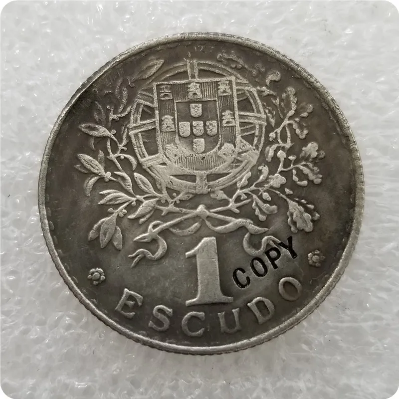1944 Португалия 1 ESCUDO Монета КОПИЯ памятные монеты копия монет медаль