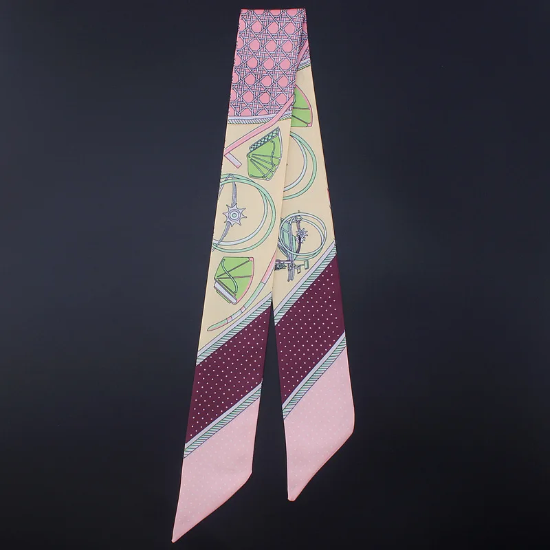 Роскошная Брендовая женская сумочка маленький саржевый шарф из искусственного