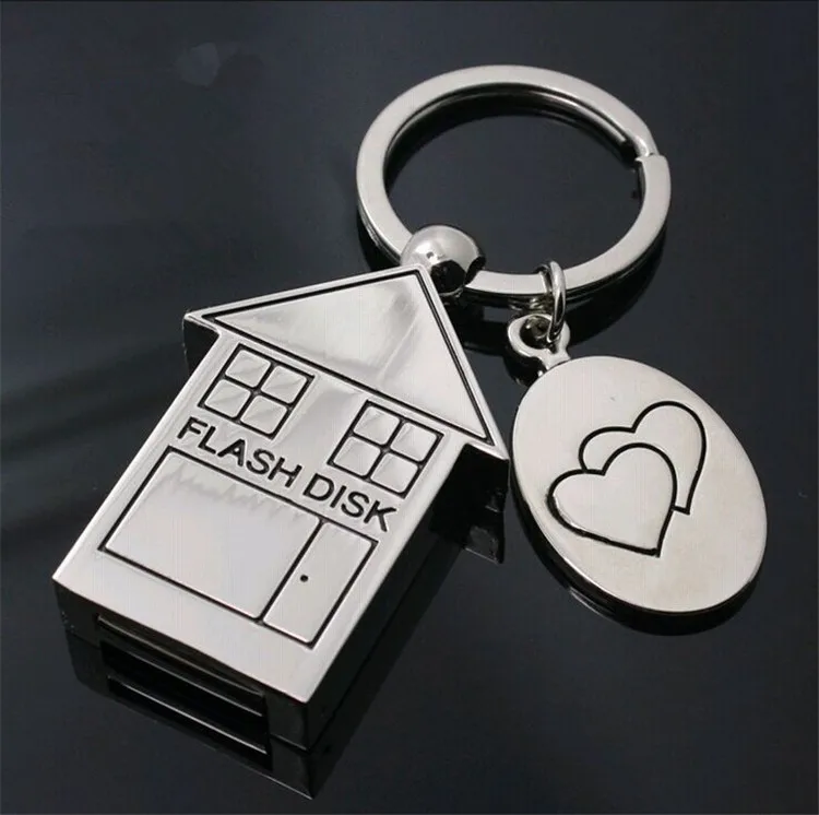 USB 3. 0 флеш накопитель в виде металлического домика 8 ГБ 16 32 64 ГБ|usb flash drive 8gb|64gb usbcustom