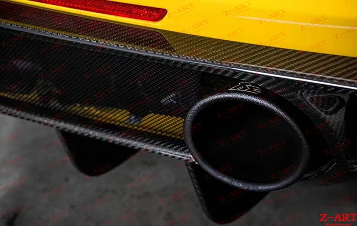 Z-ART, задний диффузор из углеродного волокна для Ferrari 488, задняя губа из углеродного волокна для Ferrari 488, паук для Ferrari 488 GTB, задний подбородок