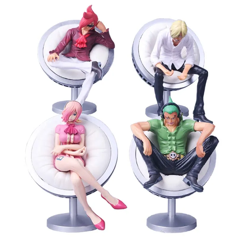 11 см аниме One Piece Vinsmoke Family Reiju Sanji Yonji игрушечная фигурка сидя из ПВХ|Игровые фигурки
