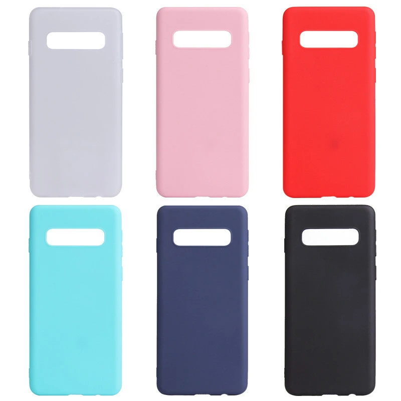 Чехол для телефона Candy Color для Samsung Galaxy S10 Lite M20 Note 9 8 Soft Silicone TPU Back Cover Cases на M10 S10e S8 S9 Plus.