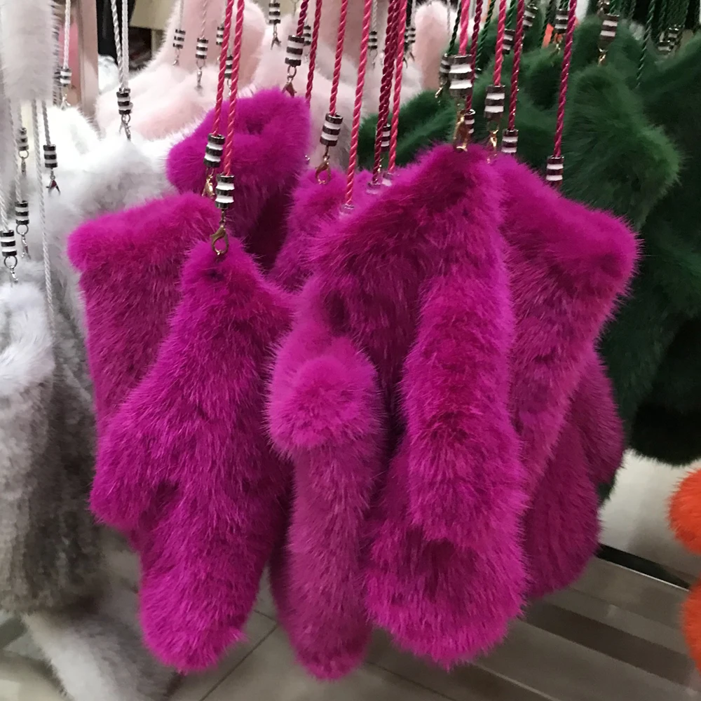 Новинка 2020 зимние перчатки из натурального меха норки Лидер продаж вязаные с