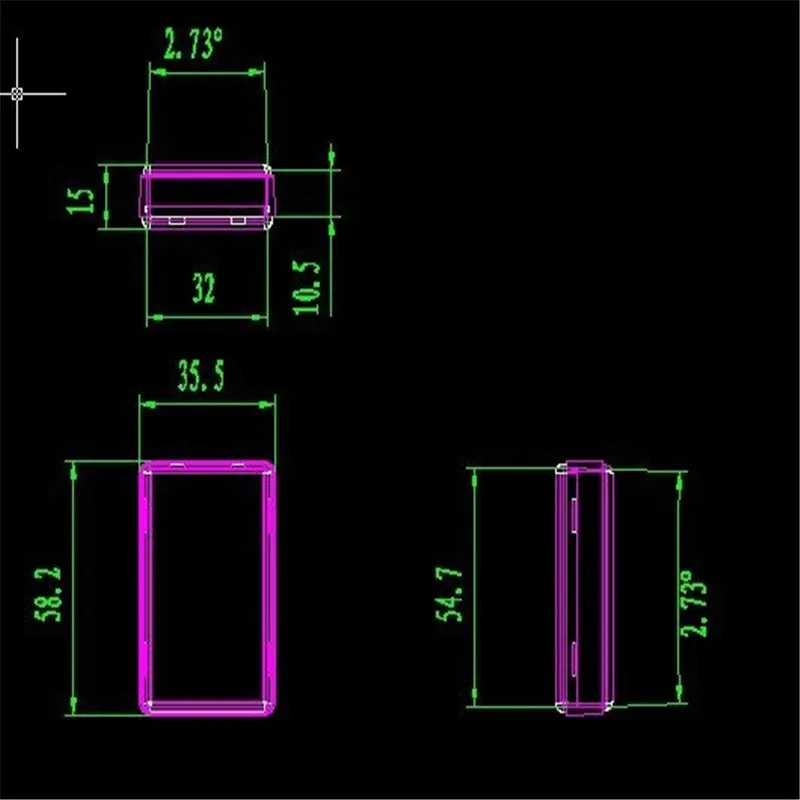 5 шт./партия пластиковая коробка управления 58x35x15 мм|box box|lot pieceslot lot |