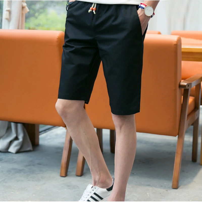 Шорты мужские летние до колена из 2018 хлопка дышащие|brand men shorts|mens brand shortsmens shorts |