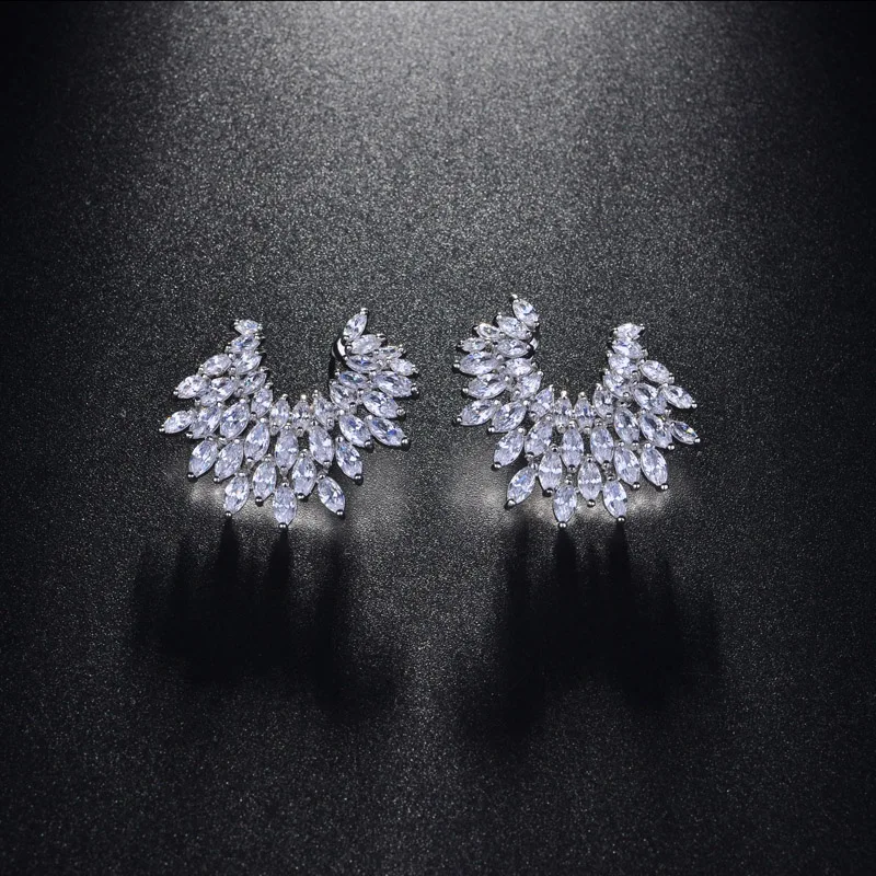 Серьги-гвоздики Be 8 Luxury Water Drop Design AAA+ с кубическим цирконием Pave для женщин ювелирных изделий Boucle Doreille Gift E756 on.