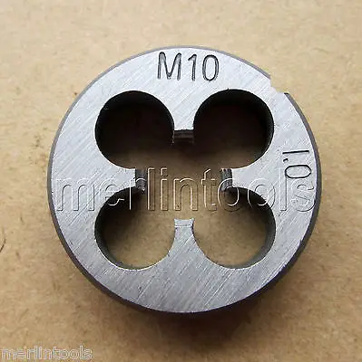 10 мм x 1 метрический правый штамп шаг M10 0 мм|die m10|hand dieright hand die |