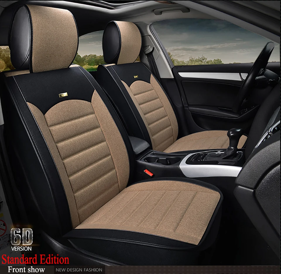 HeXinYan Универсальный Лен автомобилей чехлы для Suzuki swift SX4 Kizashi grand vitara ignis baleno jimny liana Авто стиль