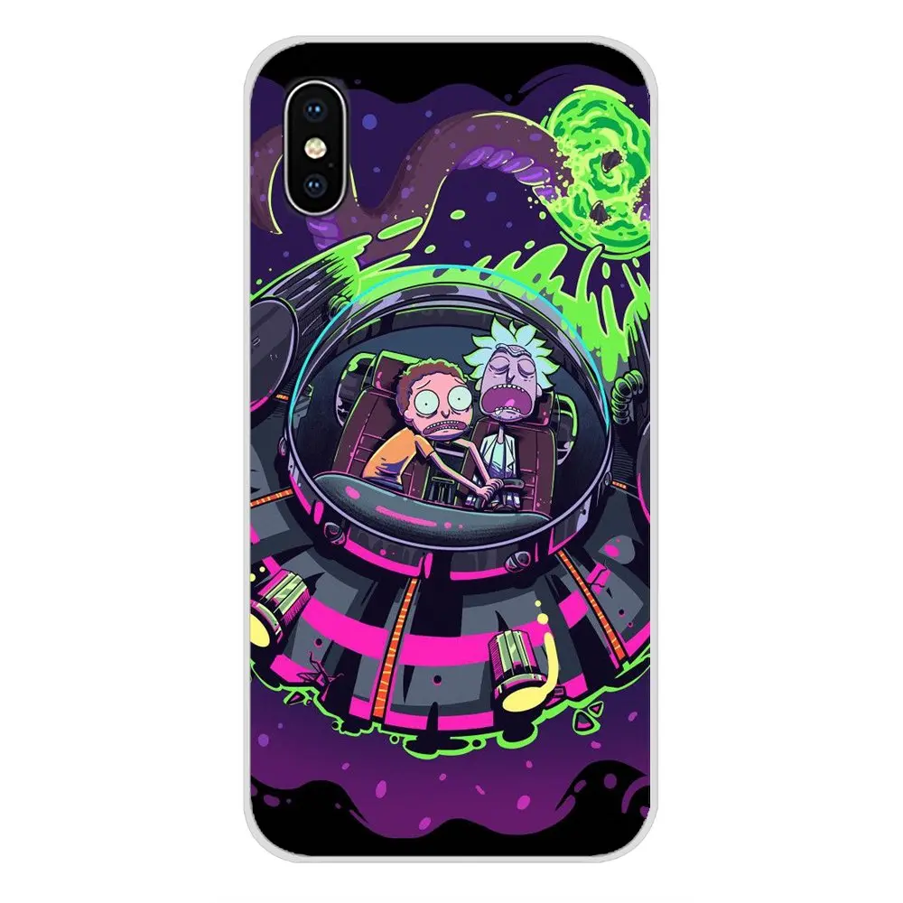Модные прозрачные мягкие чехлы Rick and Morty для Huawei Nova 2 3 2i 3i Y6 Y7 Y9 Prime Pro GR3 GR5 2017 2018 2019 Y5II