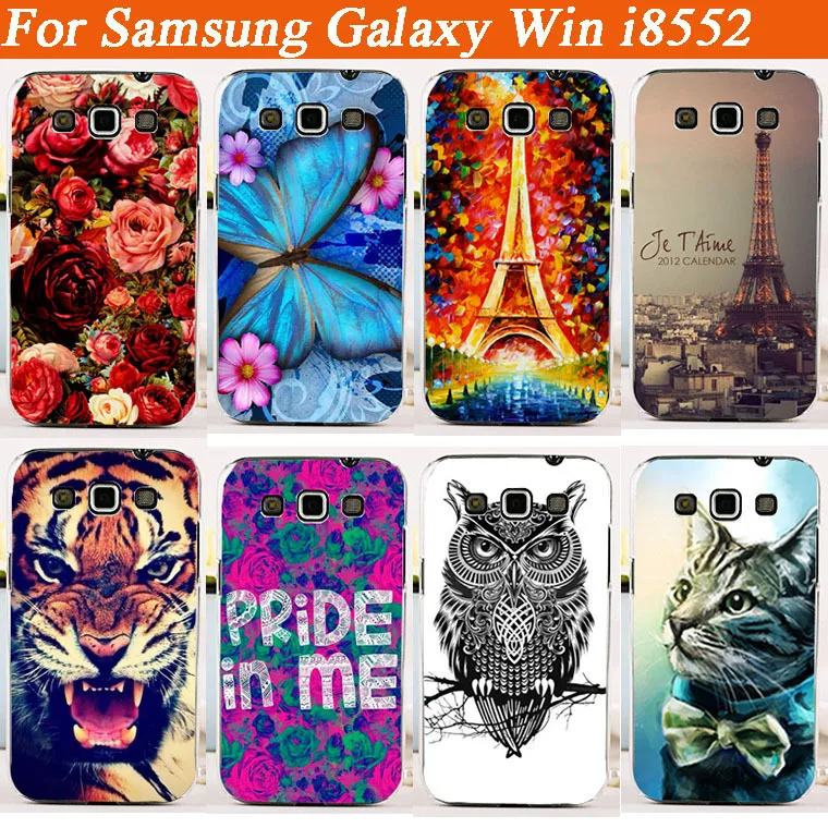 Модный жесткий чехол из поликарбоната с 14 рисунками Рисунком Тигра Льва медведя