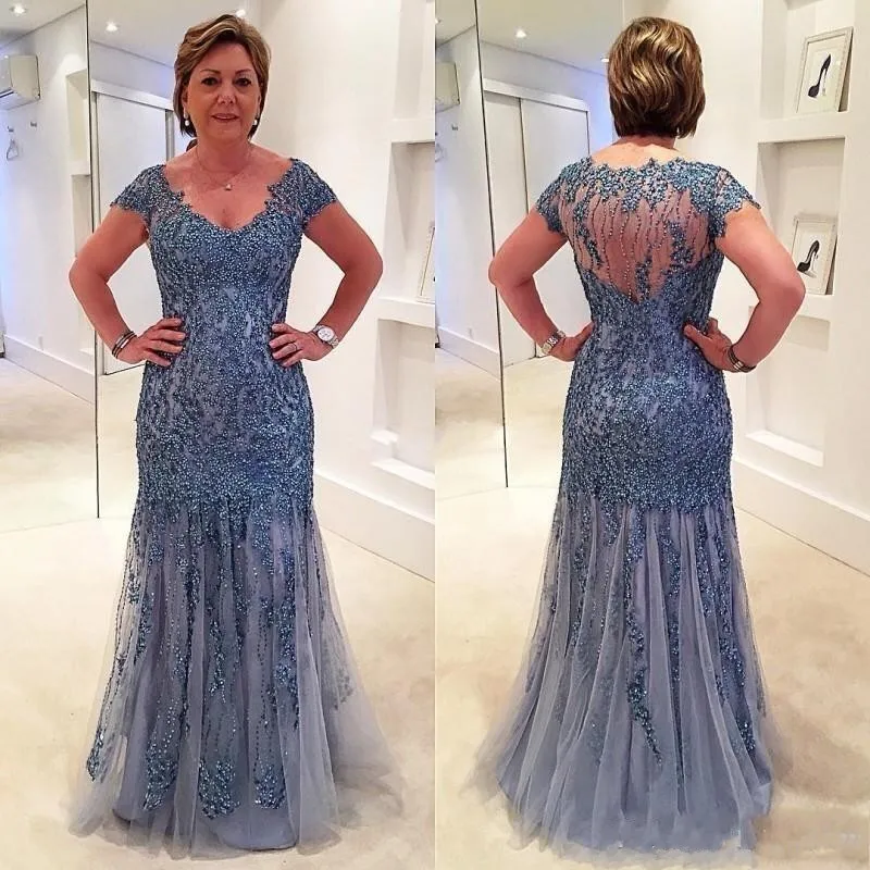 Платье для матери невесты кружевное платье свадебной вечеринки Vestido De Madrinha Robe Mere