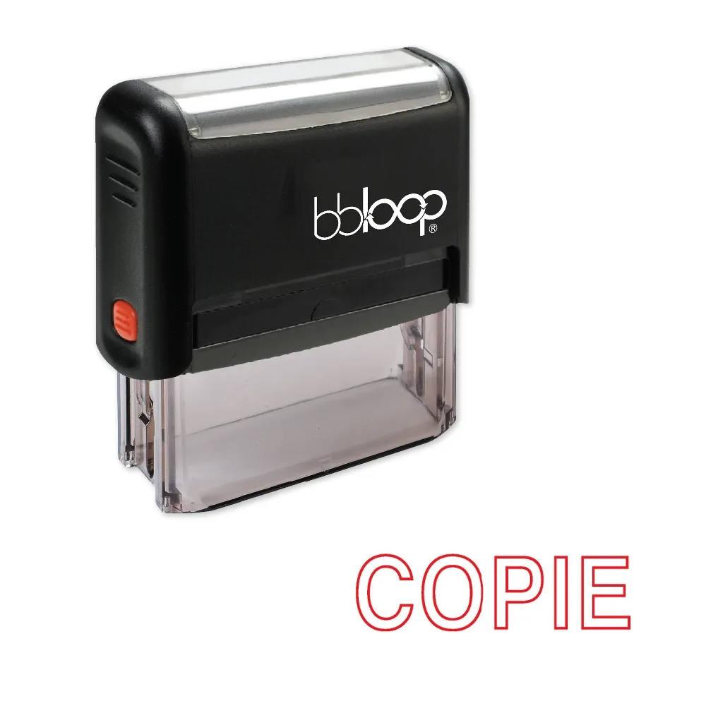 BBloop французский язык &quotCOPIE&quot контур самостоятельной Печати прямоугольная