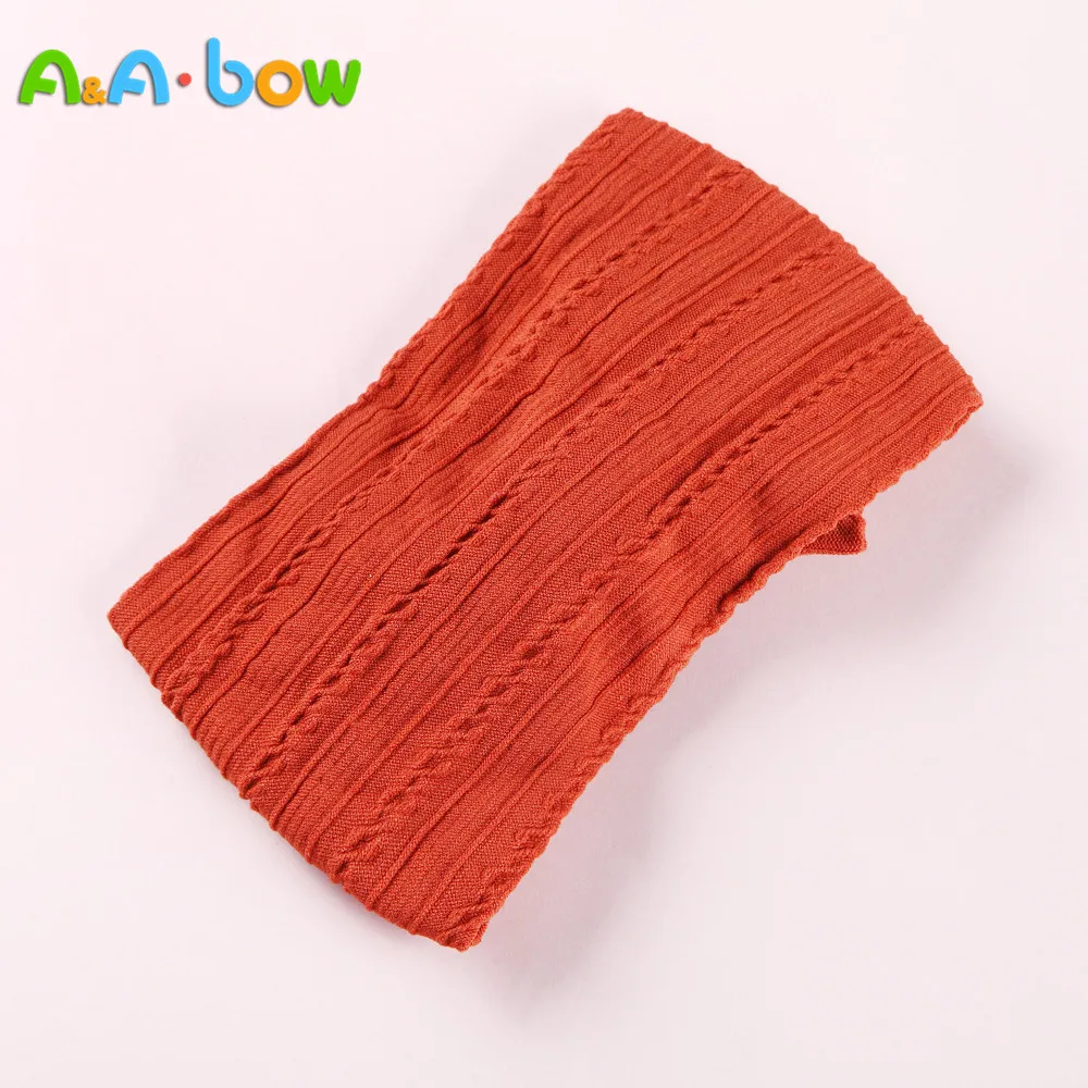 Повязка На Голову Нейлоновая с бантом однотонная широкая 1 шт. | Детская одежда и