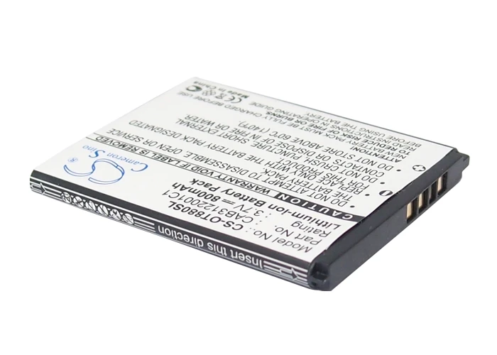 Обновленная батарея Cameron Sino для Alcatel OT 768 806 807 807A 810 810D|Цифровые аккумуляторы| |