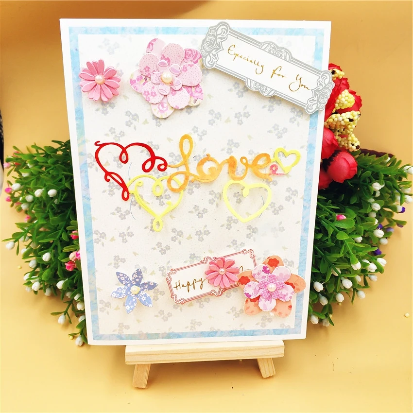 Love love Cutting mold Scrapbooking Die Metal Stamping Seal Embossing New 2019 Card Making Decor | Дом и сад