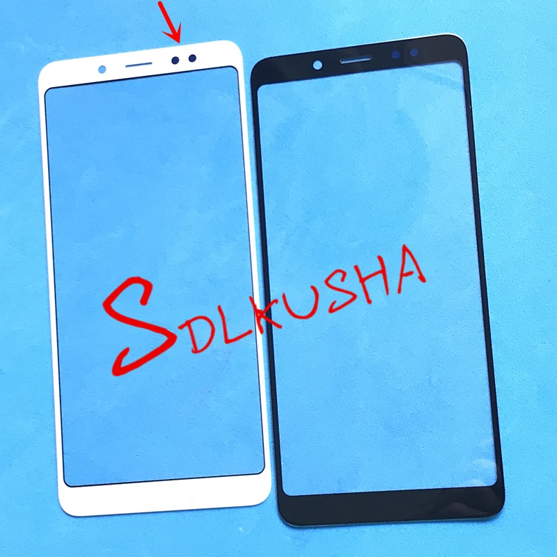 Передняя внешняя стеклянная линза для замены сенсорного экрана Xiaomi Redmi Note 5