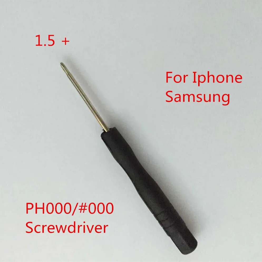 

5000pcs/lot 1.5mm Black Sticks Phillips Screwdriver Cross Head Philips Driver Pry Opening Tool for iPhone Cell Phone Repair