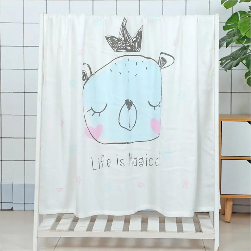 Муслиновое детское Пеленальное Одеяло мягкое бамбуковое Хлопковое одеяло для