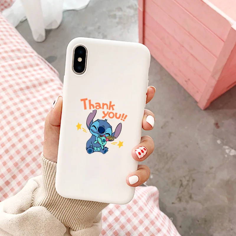 Силиконовый мягкий чехол для телефона Disneys Stitch для Apple IPhone X XR XS MAX 7 8 7 plus 6 6 S Plus 5 5S SE задняя крышка - Цвет: W-929