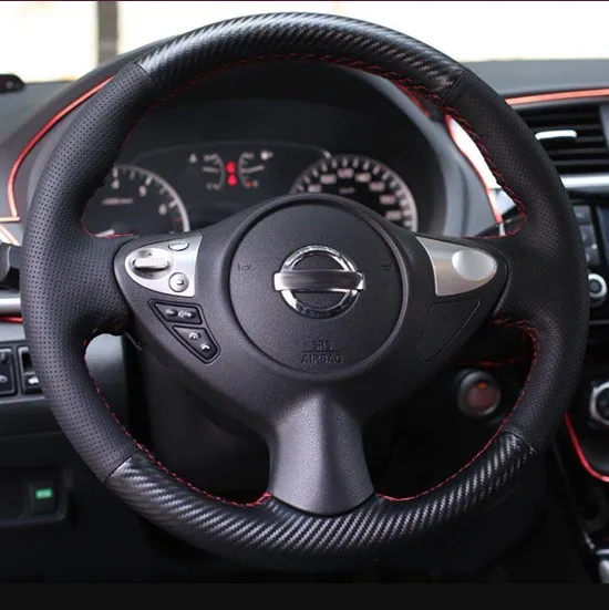 Чехол на руль для Nissan Sentra 2013 2018|Хромирование| |