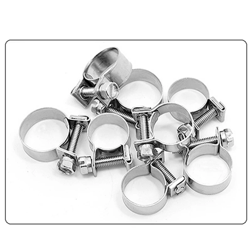 4 шт. нержавеющая сталь 304 мини укрепить шланг зажим круговой трубы небольшой воды