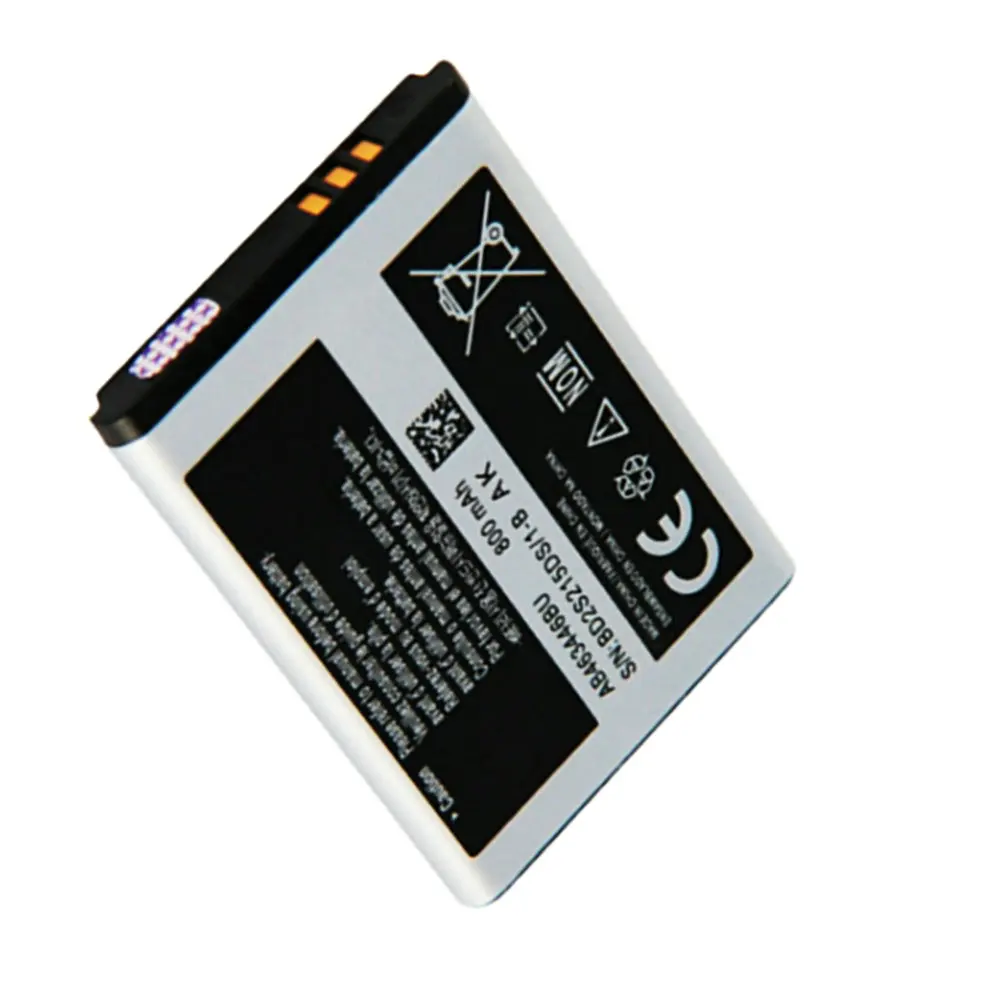 800mAh AB553446BU для Samsung C3300K X208 B189 B309 F299 E329 GT C3520 E1228 E1200M E339 аккумулятор высокого