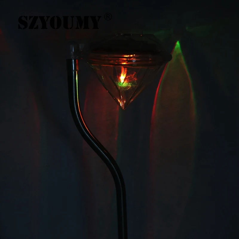 Светодиодный садовый светильник SZYOUMY на солнечной батарее лампа для газона со