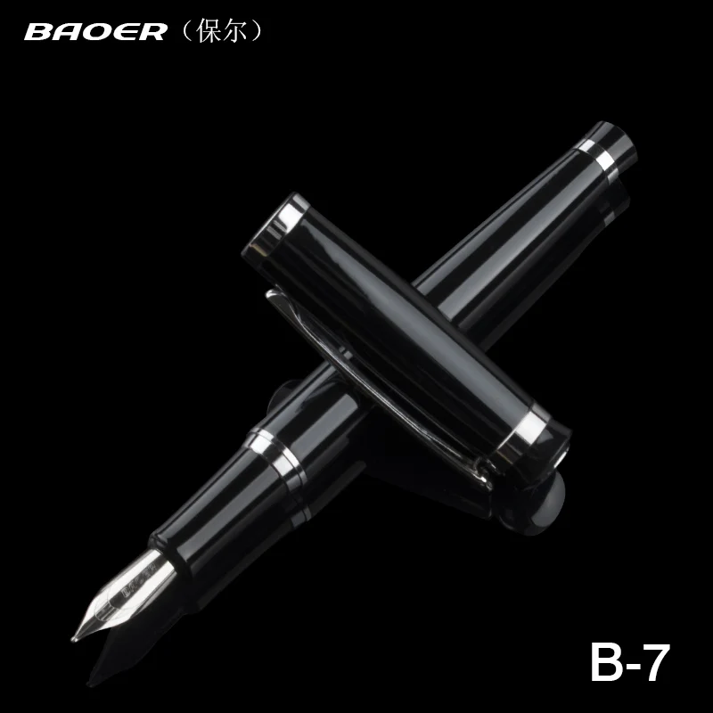 Baoer 508 снежно-синяя деловая офисная перьевая ручка среднего размера новинка - Цвет: 09