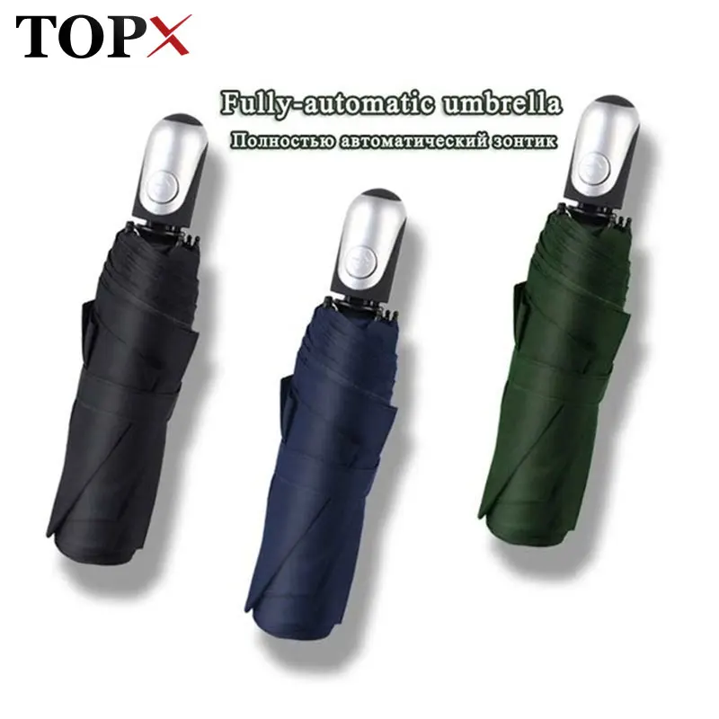 Новинка 3 складной женский зонт автоматический для дождя Женский Зонт мужской