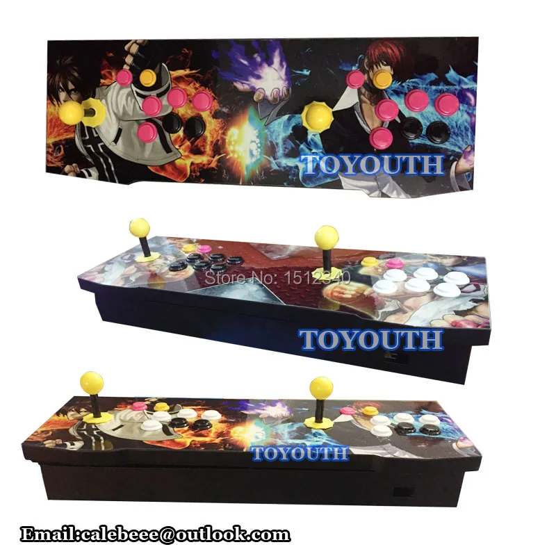 Pandora Box 4S 815 игр в 1 тонкая Акриловая поверхность 2P джойстик FightStick Аркада для