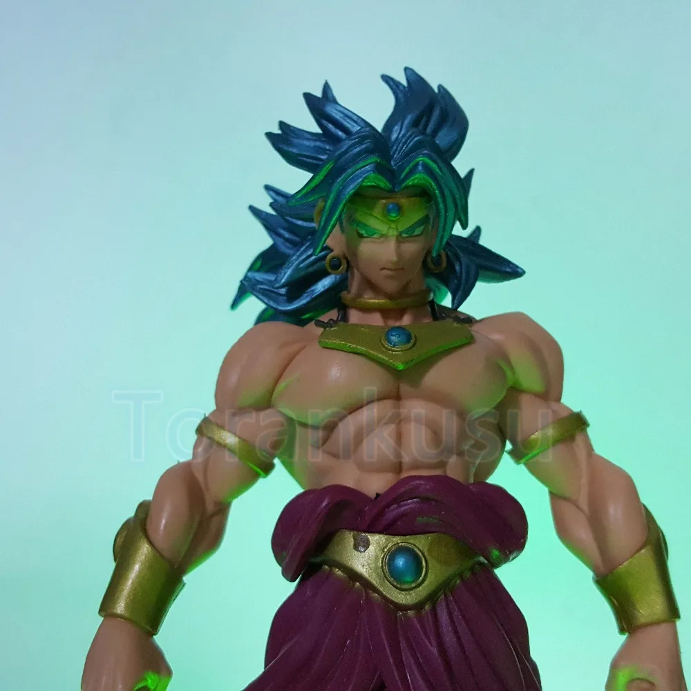 Dragon Ball Z фигурка броли с эффектом Летающий светодиодный светильник DIY дисплей игрушка Супер Saiyan Dragon Ball Borli DBZ DIY138