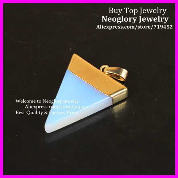 10 шт. Треугольники с украшением в виде кристаллов Розовый кварц опал зеленый