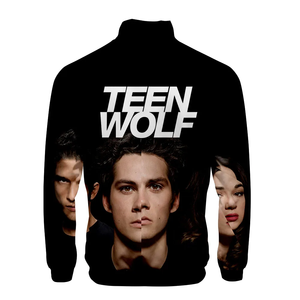 Ветровка-бомбер Мужская/Женская в стиле хип-хоп с 3D принтом волк приталенная