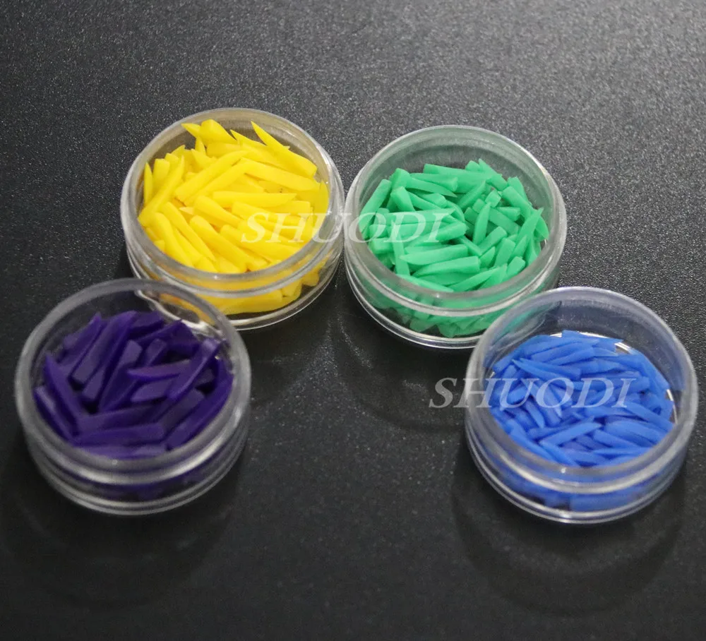 100 шт. одноразовые стоматологические пластиковые клиновые клины четыре