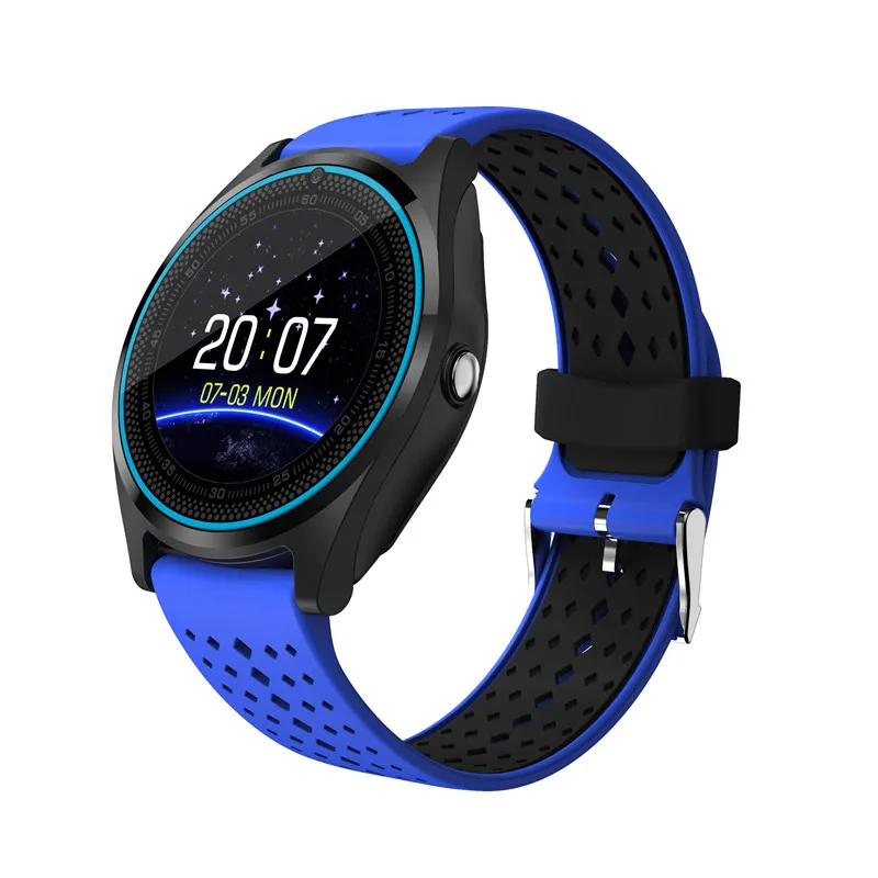 2019 V9 Bluetooth Смарт часы Шагомер мониторинг сна SMS набора вызова Для Мужчин's Бизнес