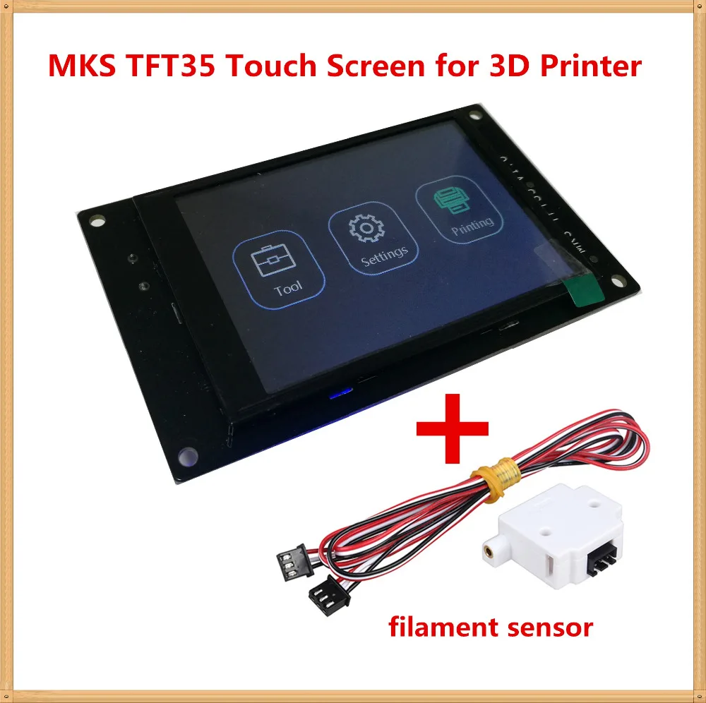 3d STM32 дисплей mks tft 35 сенсорный экран + нити биение датчик TFT3.5 монитора