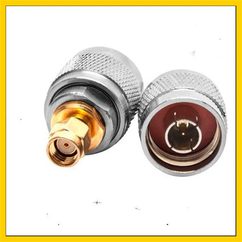 

2PCS N Male Plug to RP SMA male (hole ) RF Coaxial Adapter Connector