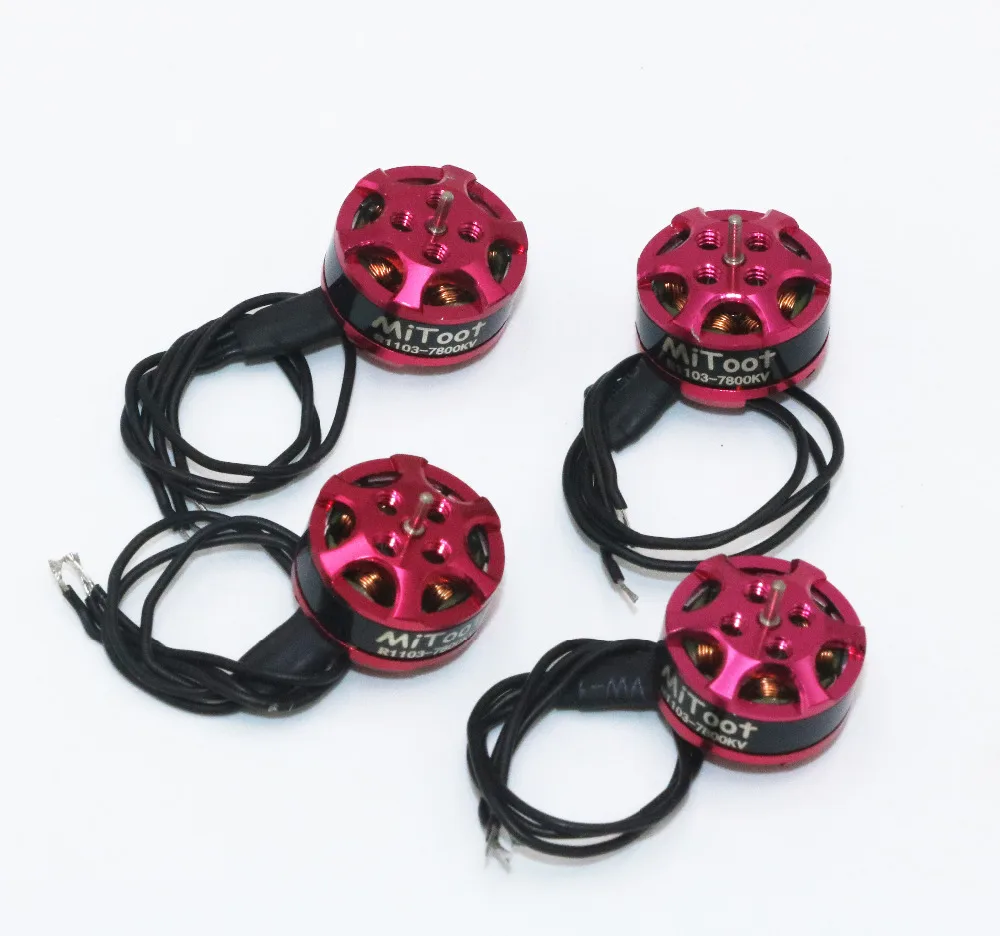 4 шт./лот Mitoot 1103 7800kv 2 3s мини бесщеточный двигатель для RC 80 90 100 мм 120 Мини